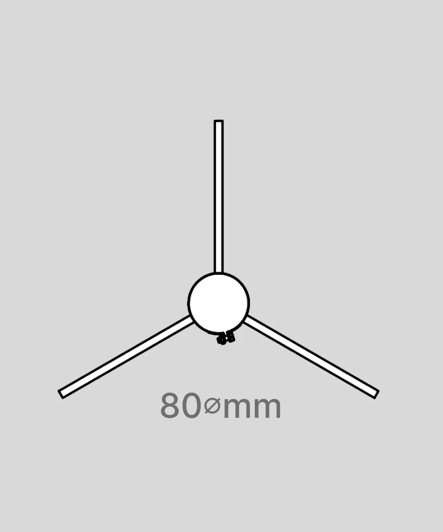 Element dystansowy (3sztuki) 80⌀mm - 7535897