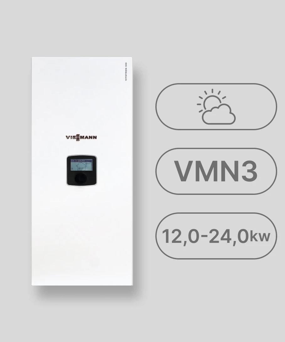 Kocioł elektryczny Vitotron typ VMN3 12,0-24,0 kW pogodowy - Z020840